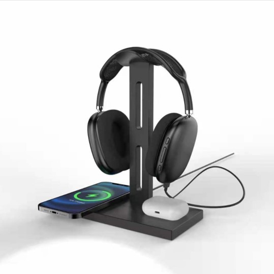 3 in 1 Headphone Stand with Wireless Charger